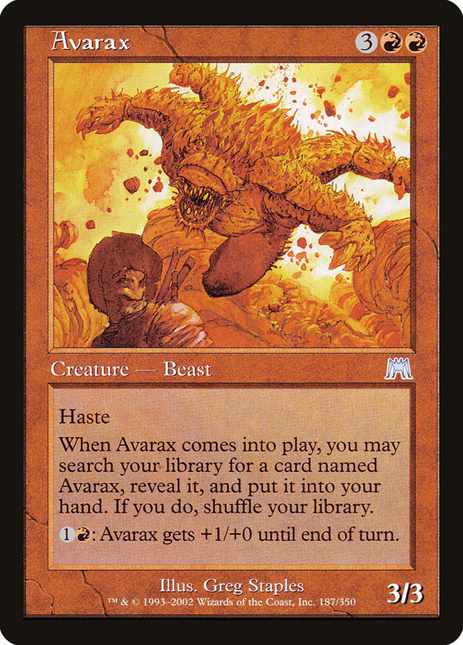 Avarax - [Foil, Retro Frame] Onslaught (ONS)