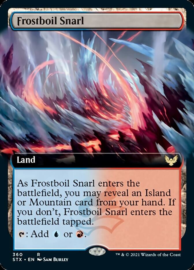 Frostboil Snarl - [Foil, Extended Art] Strixhaven: School of Mages (STX)