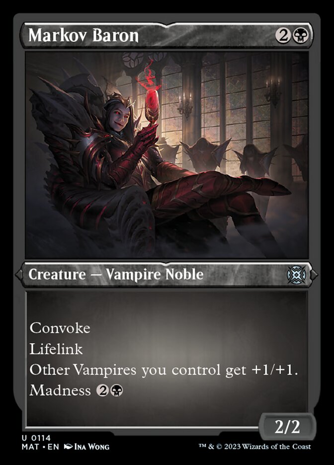 Markov Baron - [Etched Foil] March of the Machine: The Aftermath (MAT)