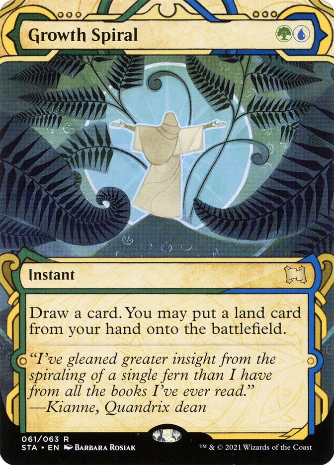 Growth Spiral - [Etched] Strixhaven Mystical Archive (STA)