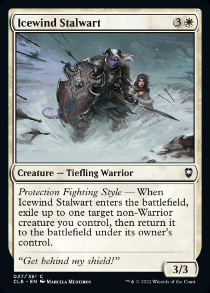 Icewind Stalwart - [Foil] Commander Legends: Battle for Baldur's Gate (CLB)