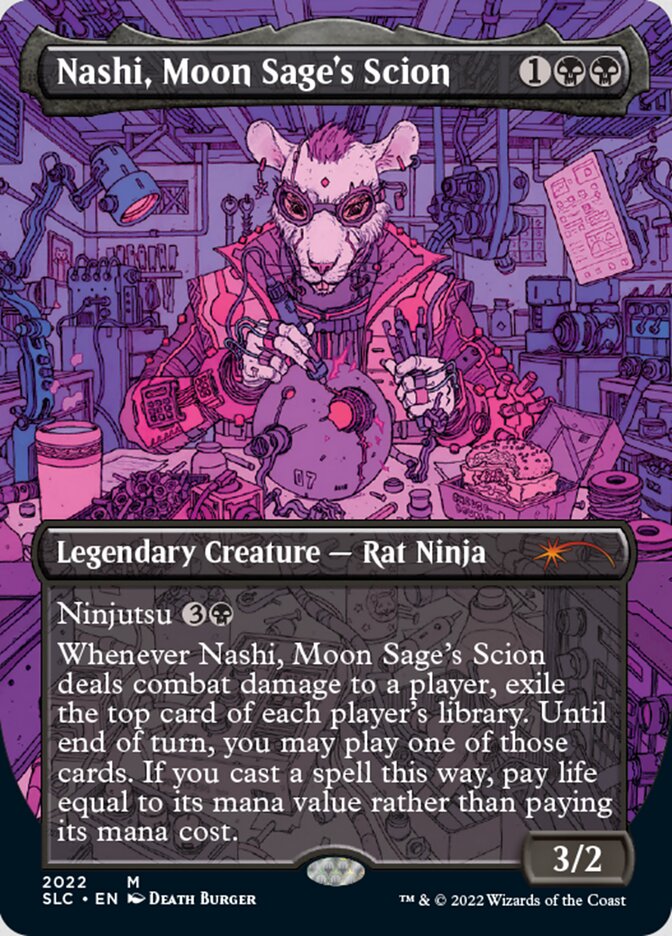 Nashi, Moon Sage's Scion - [Borderless] Secret Lair 30th Anniversary Countdown Kit (SLC)