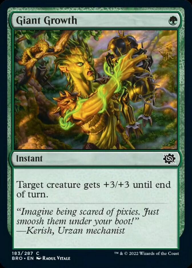 Giant Growth - [Foil] The Brothers' War (BRO)