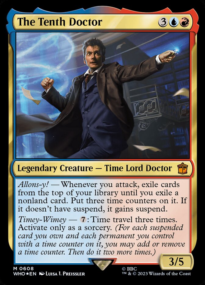 The Tenth Doctor - [Surge Foil] Doctor Who (WHO)