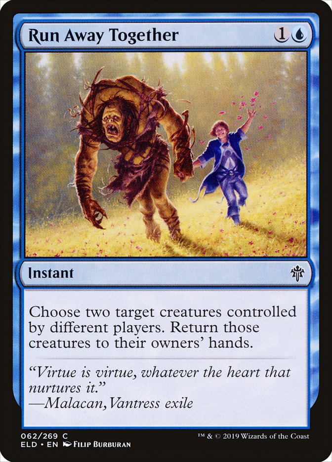 Run Away Together - [Foil] Throne of Eldraine (ELD)