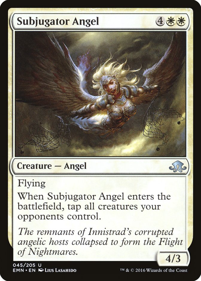 Subjugator Angel - [Foil] Eldritch Moon (EMN)