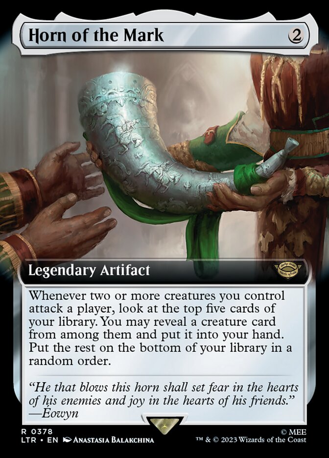 Horn of the Mark - [Foil, Extended Art] The Lord of the Rings: Tales of Middle-earth (LTR)