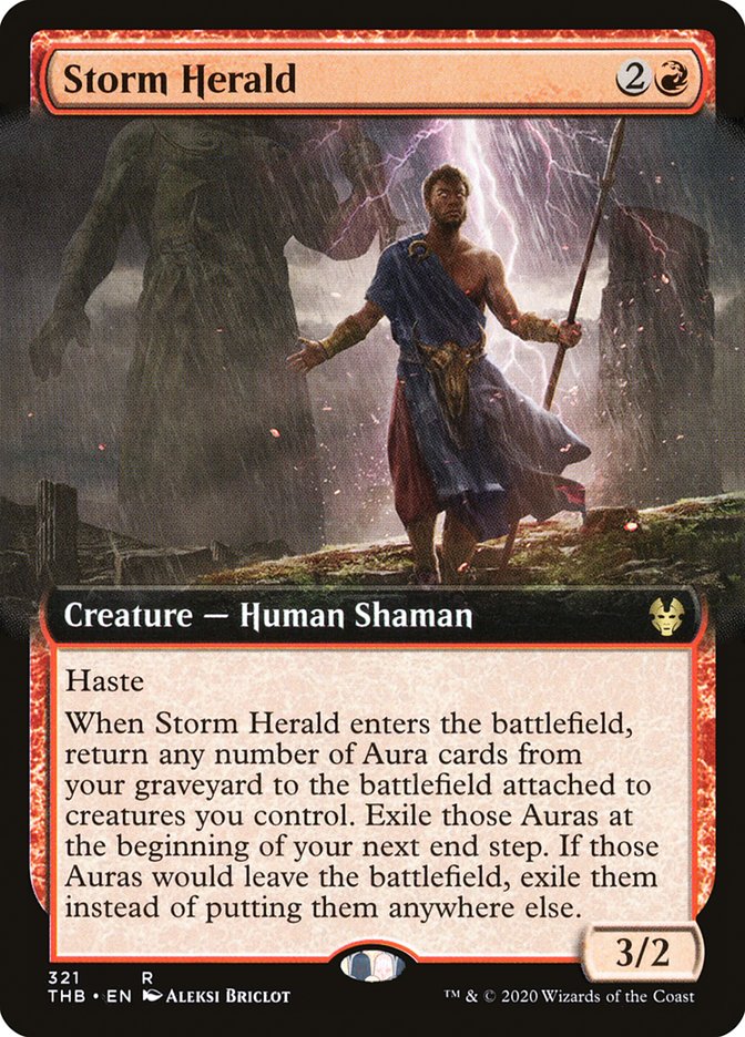 Storm Herald - [Foil, Extended Art] Theros Beyond Death (THB)