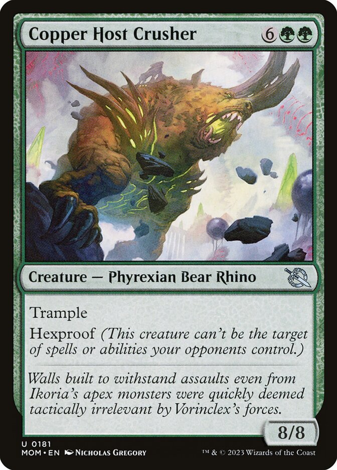 Copper Host Crusher - [Foil] March of the Machine (MOM)