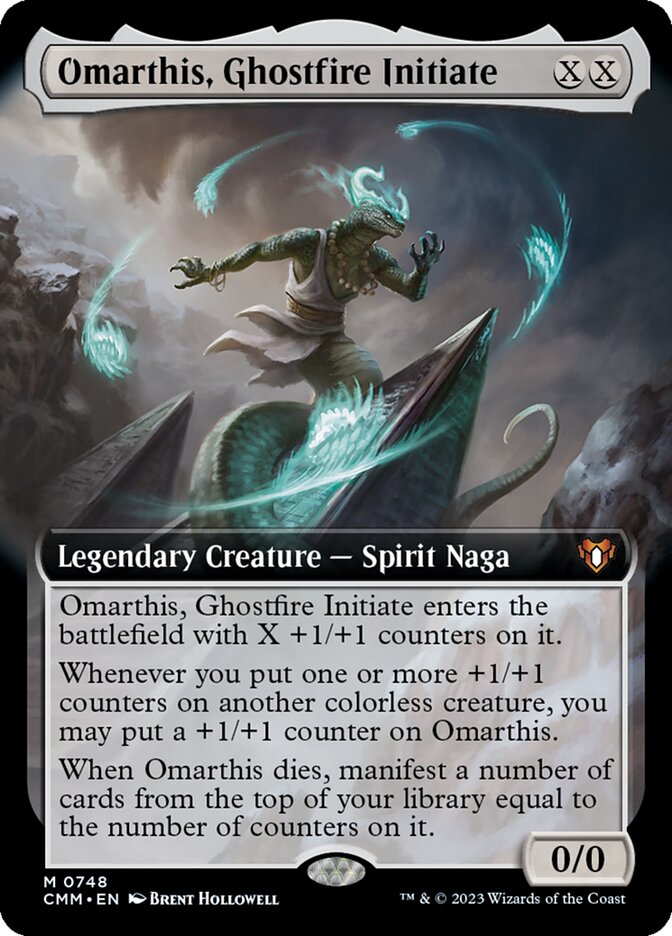 Omarthis, Ghostfire Initiate - [Extended Art] Commander Masters (CMM)