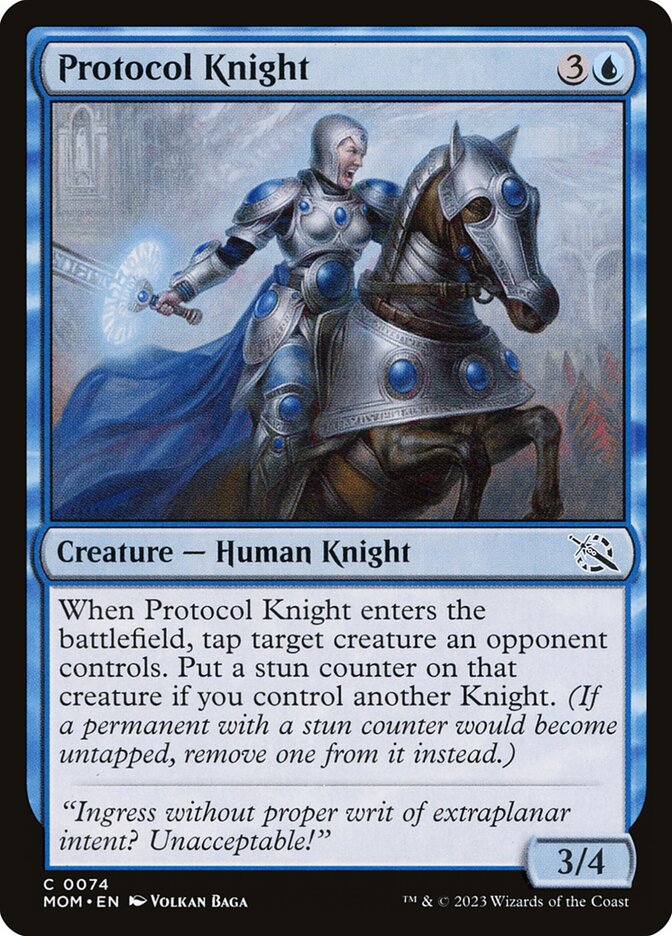 Protocol Knight - [Foil] March of the Machine (MOM)