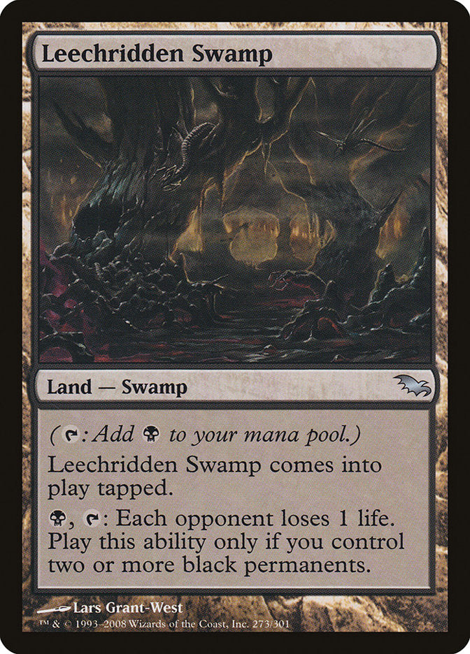 Leechridden Swamp - [Foil] Shadowmoor (SHM)