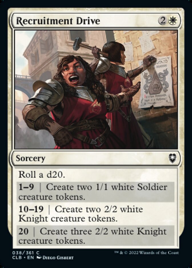 Recruitment Drive - [Foil] Commander Legends: Battle for Baldur's Gate (CLB)
