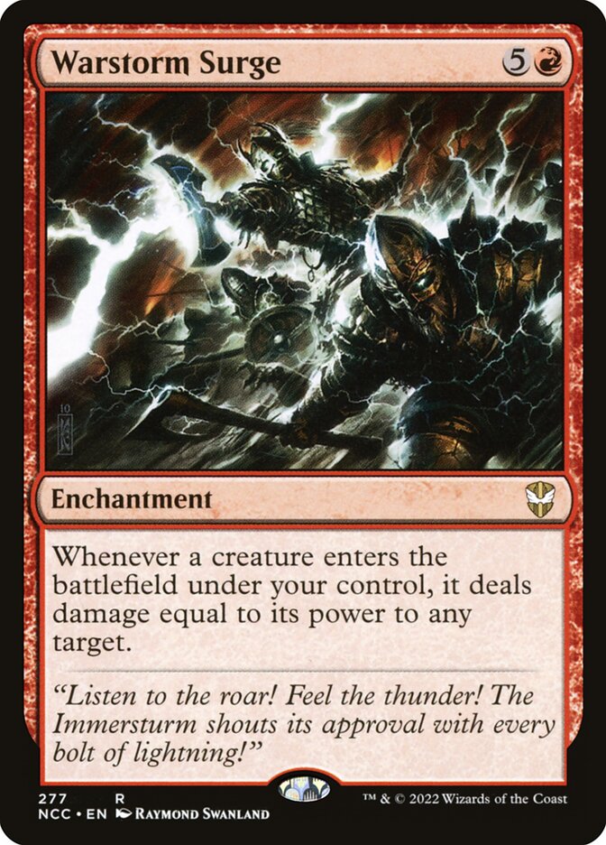 Warstorm Surge - [Foil] New Capenna Commander (NCC)