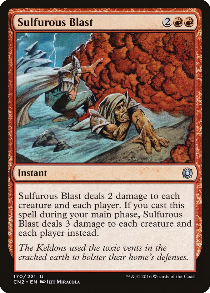 Sulfurous Blast - [Foil] Conspiracy: Take the Crown (CN2)