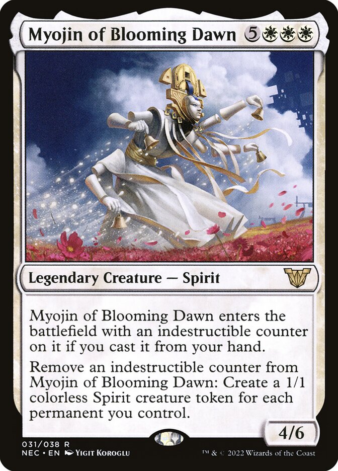 Myojin of Blooming Dawn - Neon Dynasty Commander (NEC)