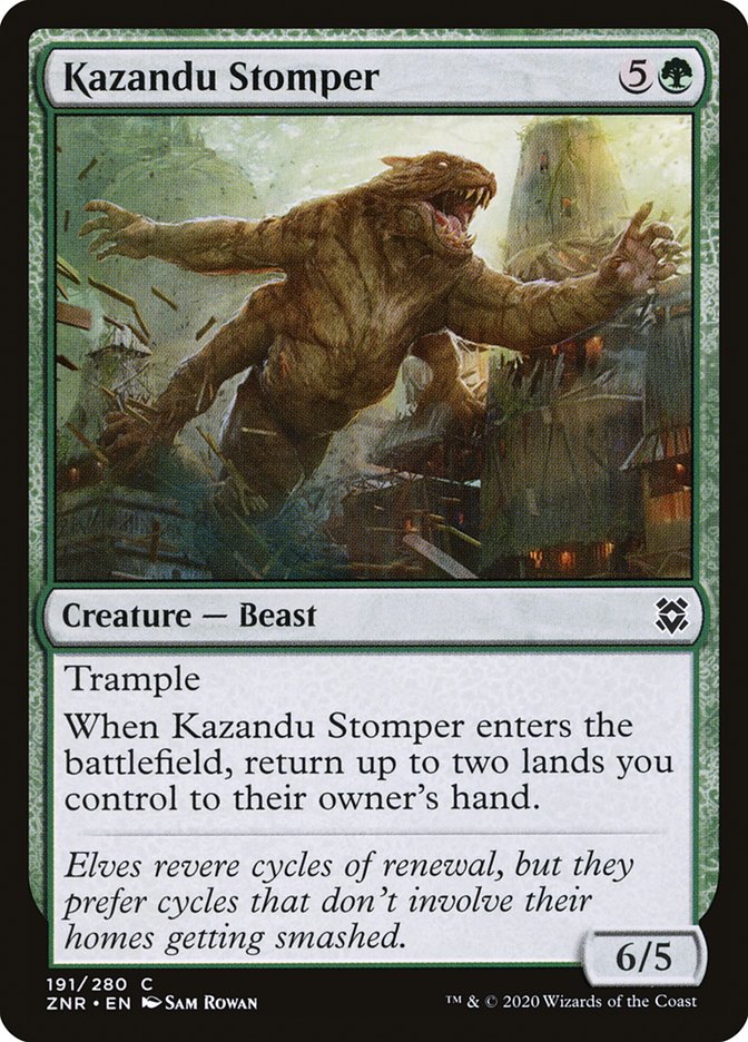 Kazandu Stomper - [Foil] Zendikar Rising (ZNR)