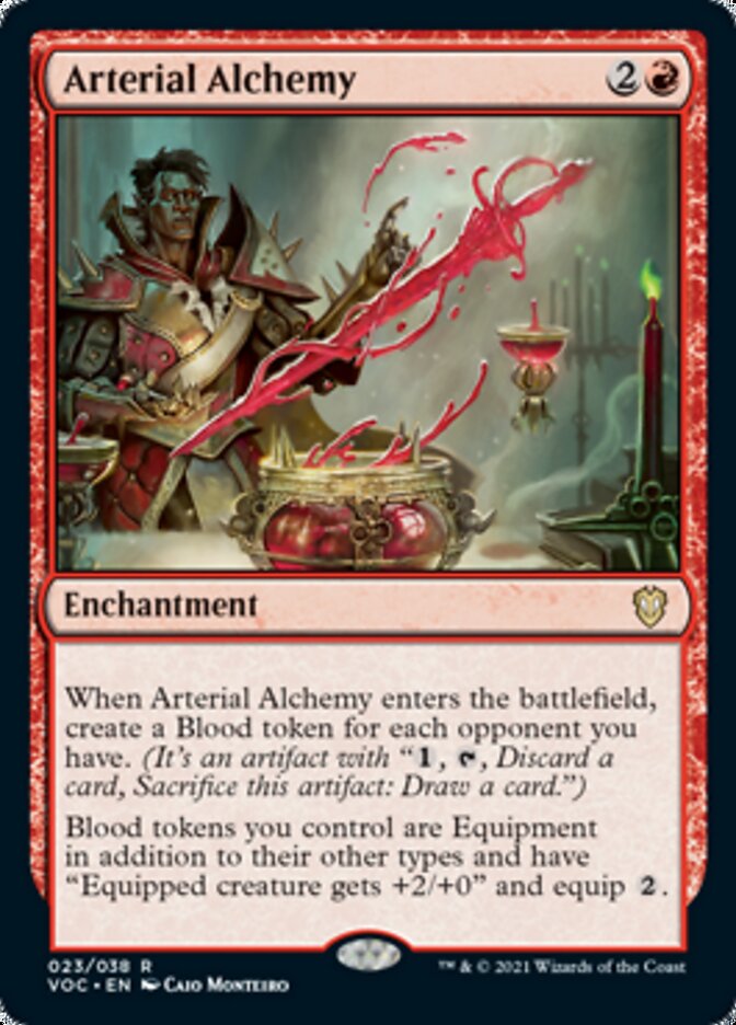 Arterial Alchemy - [Foil] Crimson Vow Commander (VOC)