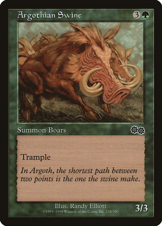 Argothian Swine - [Retro Frame] Urza's Saga (USG)