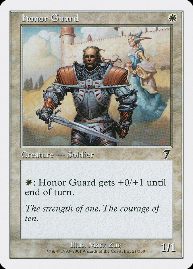 Honor Guard - [Foil] Seventh Edition (7ED)