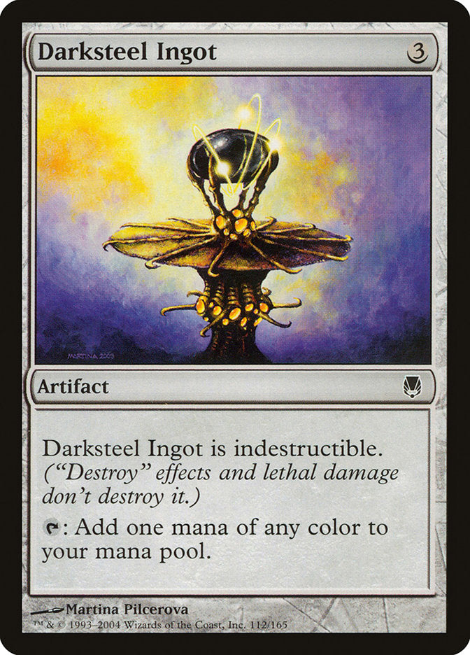 Darksteel Ingot - [Foil] Darksteel (DST)