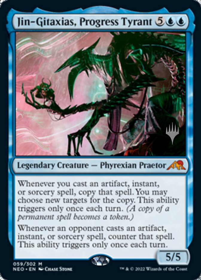 Jin-Gitaxias, Progress Tyrant - [Promo] Kamigawa: Neon Dynasty Promos (PNEO)