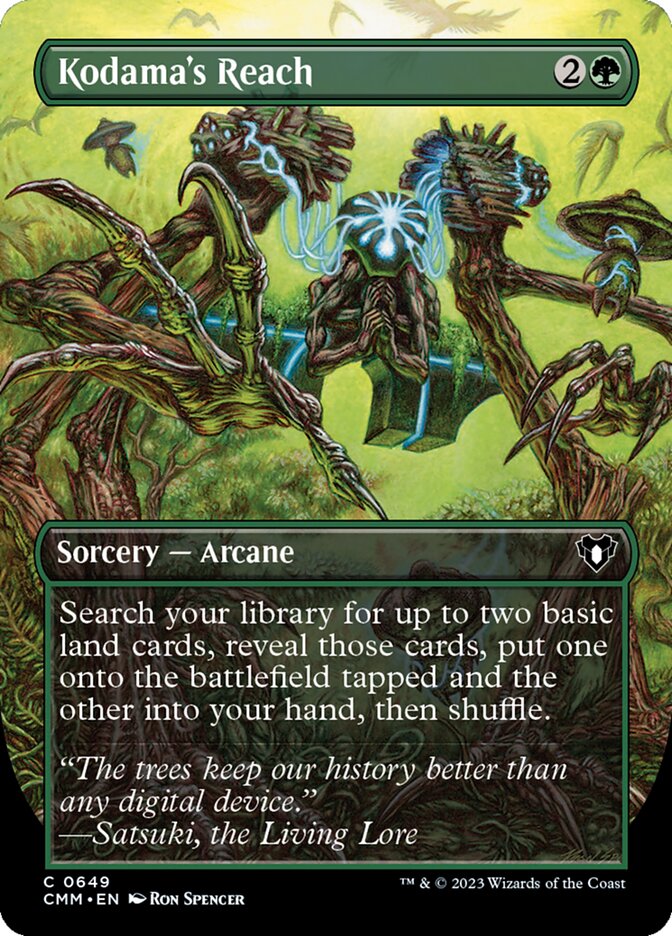 Kodama's Reach - [Foil, Borderless] Commander Masters (CMM)