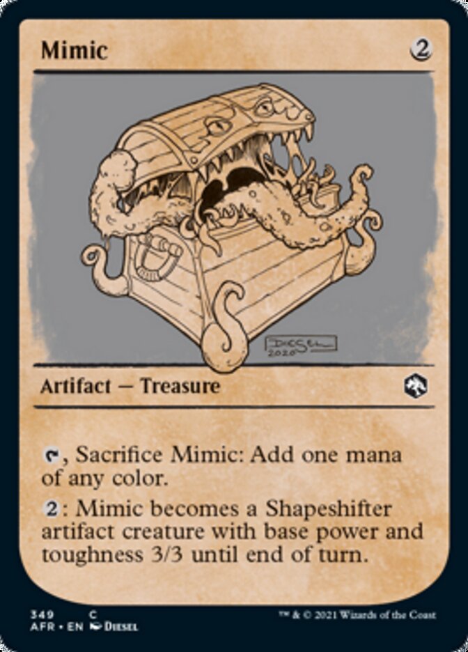 Mimic - [Foil, Showcase] Adventures in the Forgotten Realms (AFR)