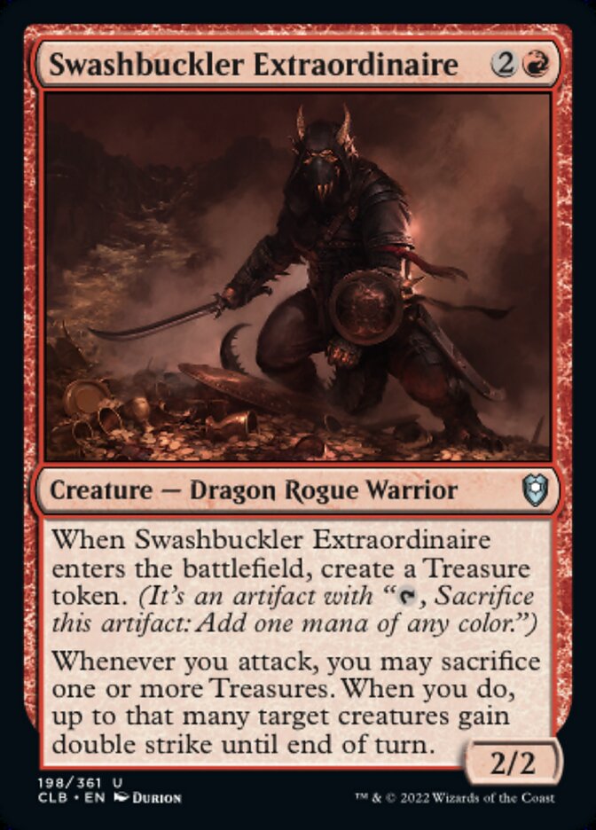 Swashbuckler Extraordinaire - [Foil] Commander Legends: Battle for Baldur's Gate (CLB)