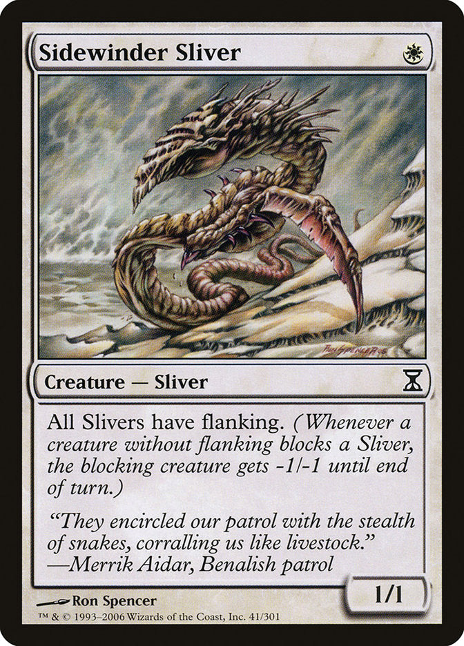 Sidewinder Sliver - [Foil] Time Spiral (TSP)