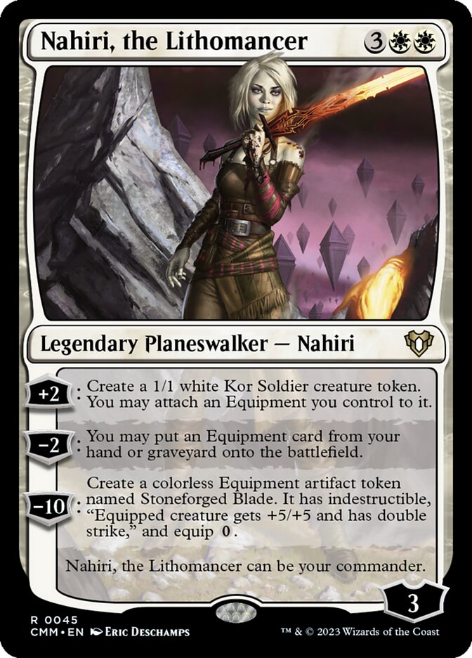 Nahiri, the Lithomancer - [Foil] Commander Masters (CMM)