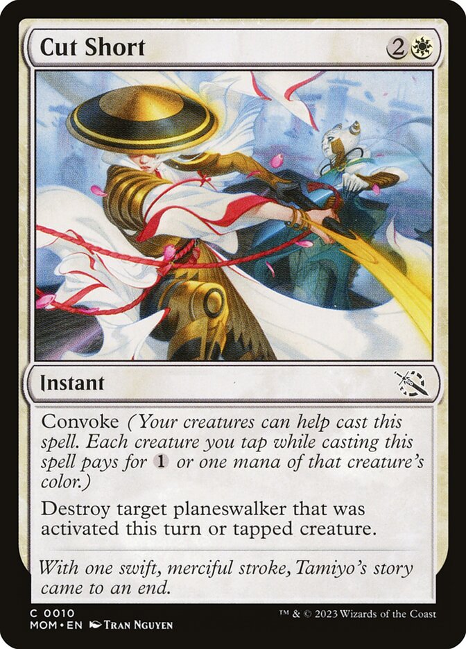 Cut Short - [Foil] March of the Machine (MOM)