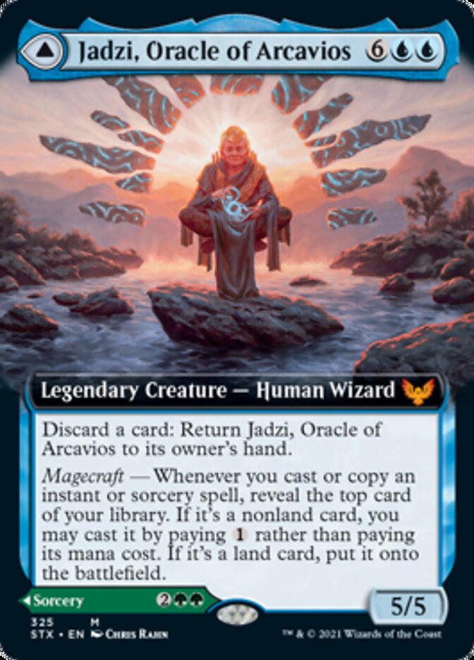 Jadzi, Oracle of Arcavios // Journey to the Oracle - [Foil, Extended Art] Strixhaven: School of Mages (STX)