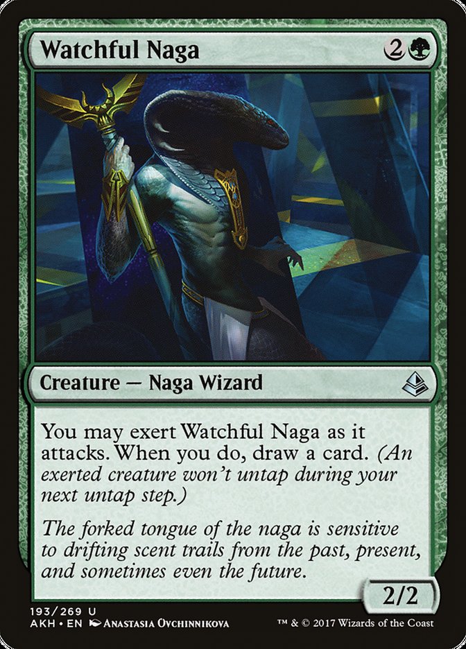Watchful Naga - [Foil] Amonkhet (AKH)