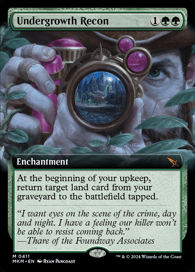 Undergrowth Recon - [Foil, Extended Art] Murders at Karlov Manor (MKM)