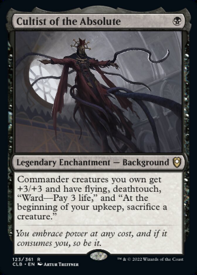 Cultist of the Absolute - Commander Legends: Battle for Baldur's Gate (CLB)
