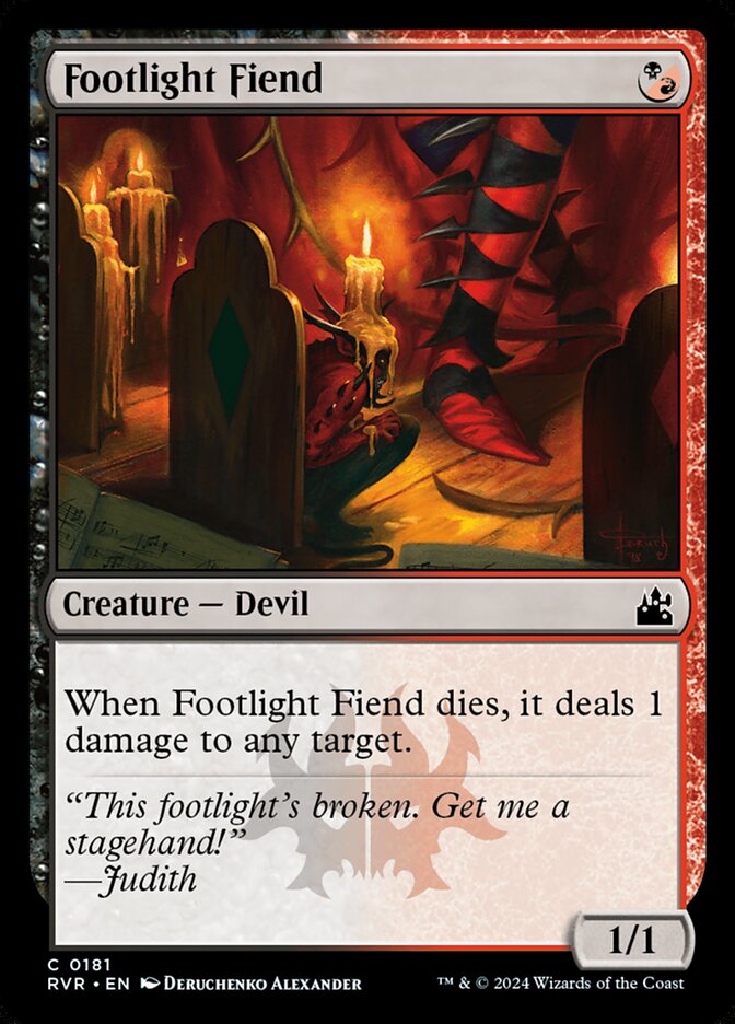 Footlight Fiend - Ravnica Remastered (RVR)