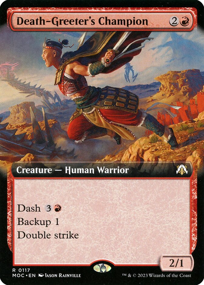 Death-Greeter's Champion - [Extended Art] March of the Machine Commander (MOC)