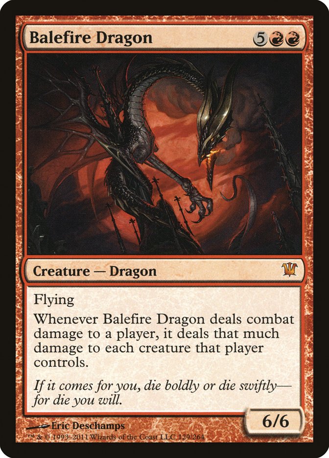 Balefire Dragon - [Foil] Innistrad (ISD)