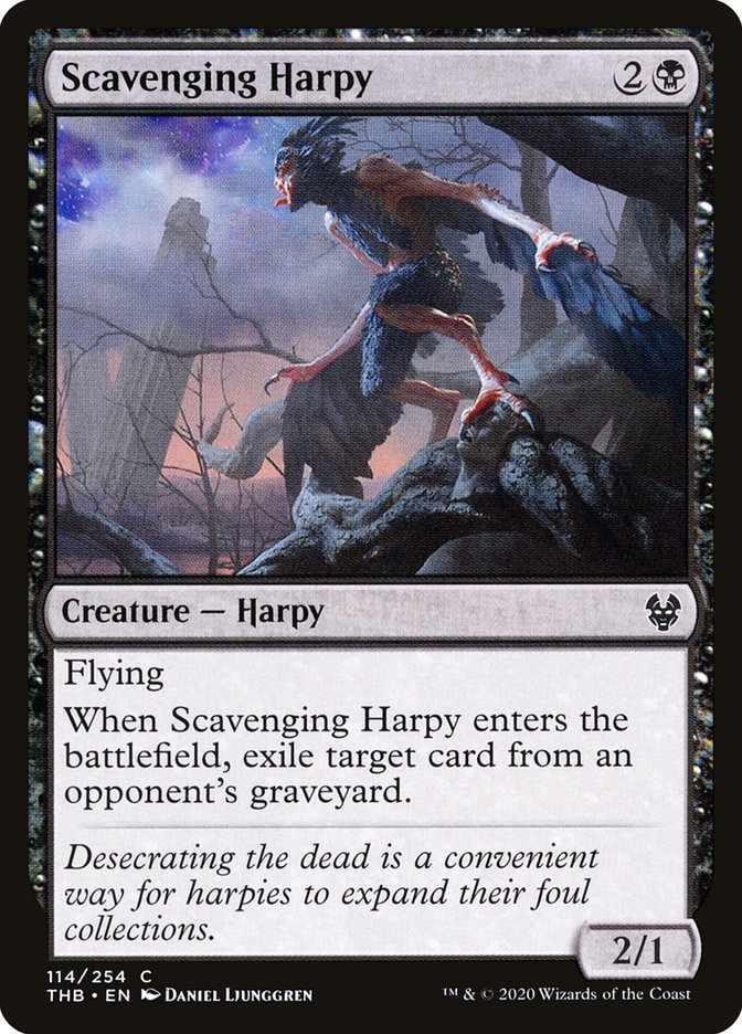 Scavenging Harpy - [Foil] Theros Beyond Death (THB)