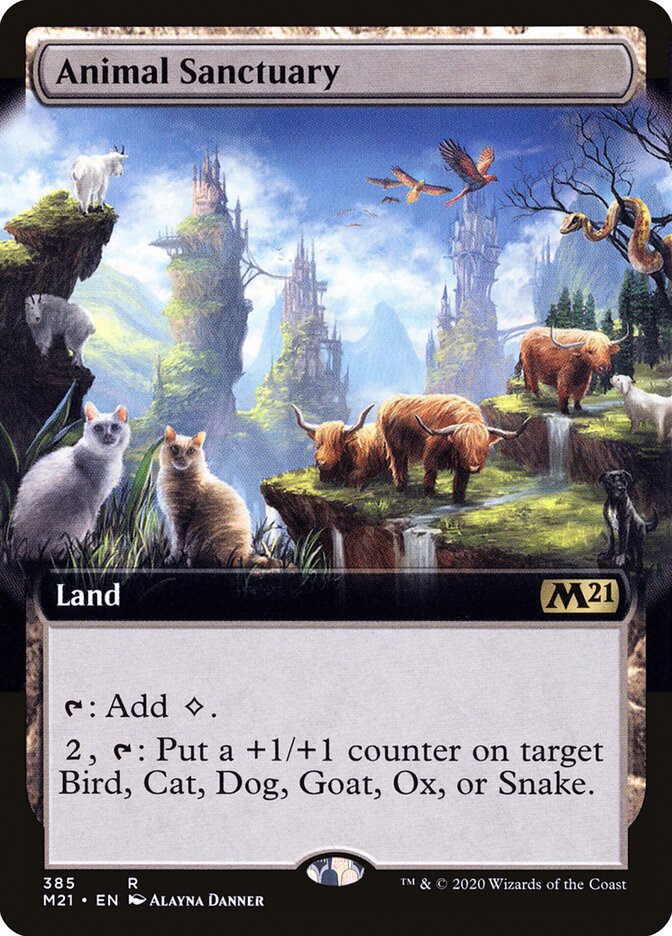 Animal Sanctuary - [Foil, Extended Art] Core Set 2021 (M21)