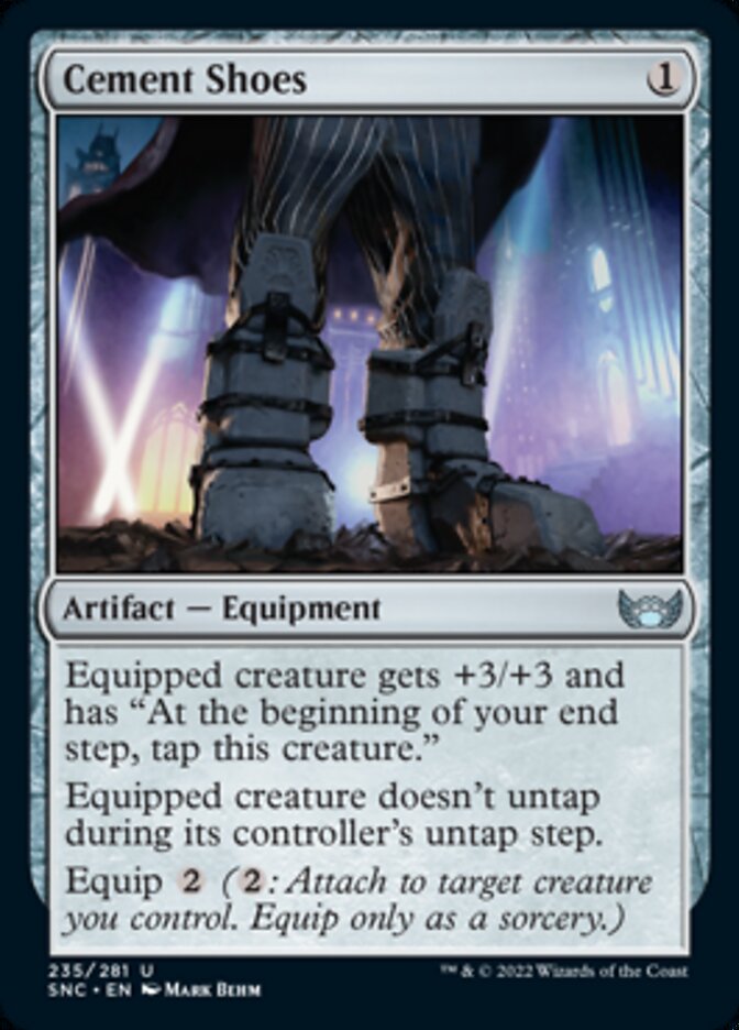 Cement Shoes - [Foil] Streets of New Capenna (SNC)