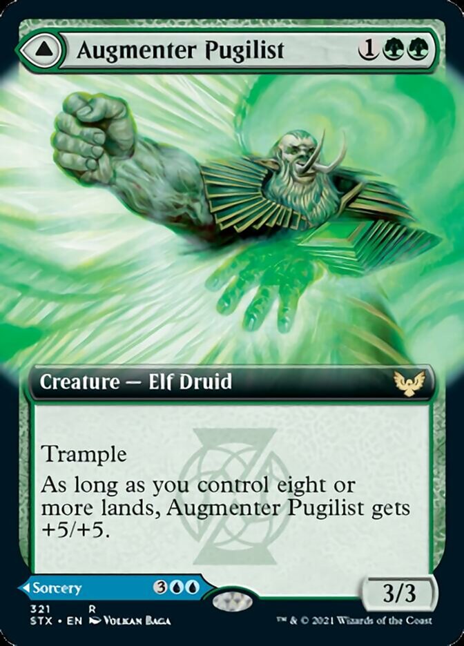 Augmenter Pugilist // Echoing Equation - [Foil, Extended Art] Strixhaven: School of Mages (STX)