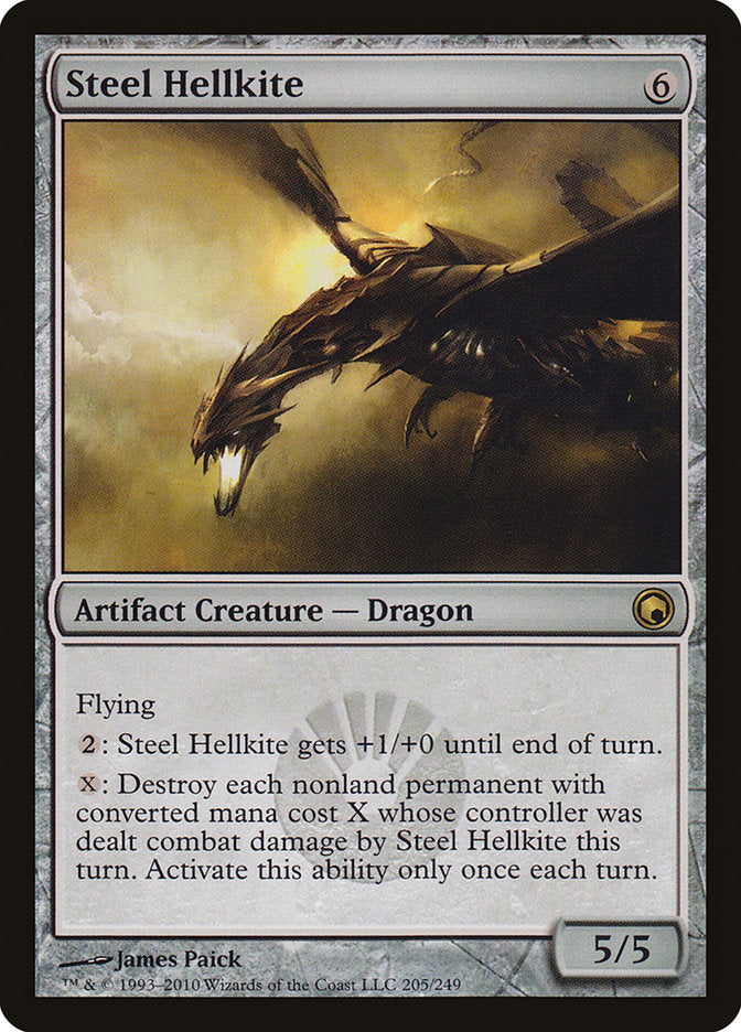 Steel Hellkite - [Foil] Scars of Mirrodin (SOM)