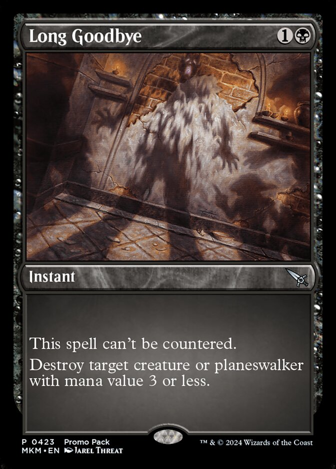 Long Goodbye - [Etched Foil, Promo] Murders at Karlov Manor (MKM)