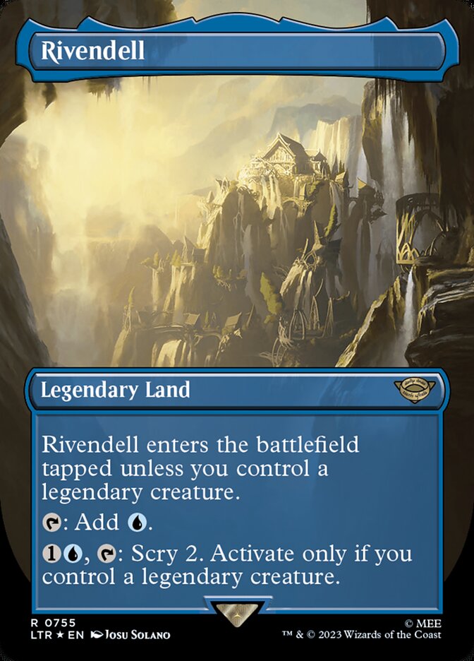 Rivendell - [Surge Foil, Borderless] The Lord of the Rings: Tales of Middle-earth (LTR)