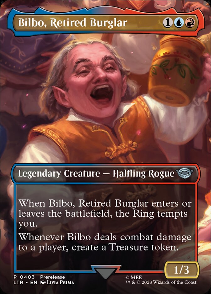 Bilbo, Retired Burglar - [Foil, Promo] The Lord of the Rings: Tales of Middle-earth (LTR)