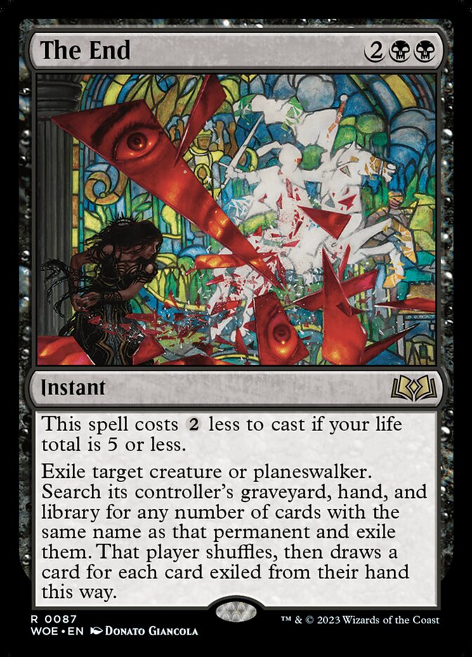 The End - [Foil] Wilds of Eldraine (WOE)