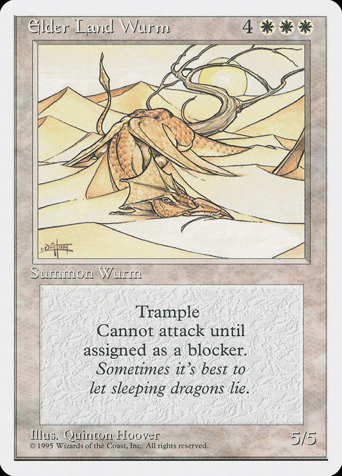 Elder Land Wurm - Fourth Edition (4ED)