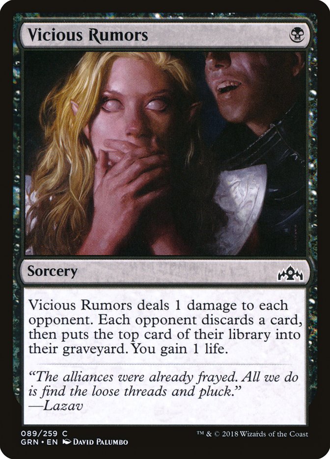 Vicious Rumors - [Foil] Guilds of Ravnica (GRN)
